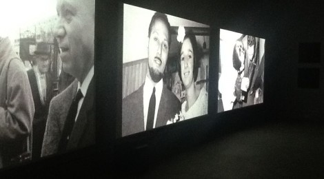 A still of The Unfinished Conversation on now at The Power Plant.